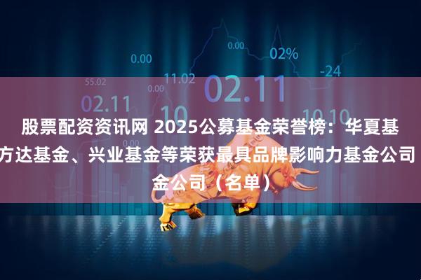 股票配资资讯网 2025公募基金荣誉榜：华夏基金、易方达基金、兴业基金等荣获最具品牌影响力基金公司（名单）